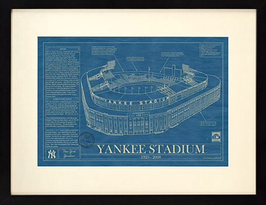 Ballpark Blueprint Yankee Stadium 