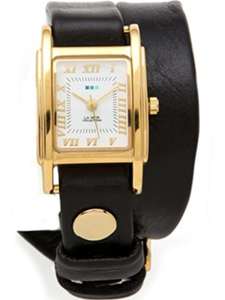 Gold Watch & Interchangeable Watch Strap Set