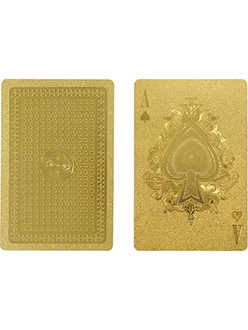 Unique Gold Playing Cards IDEA International