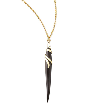 Safari Wooden Horn Necklace Karen London Jewelry