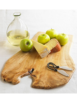 Chic Root Of The Earth Chinese Fir Wooden Cheese Board Set