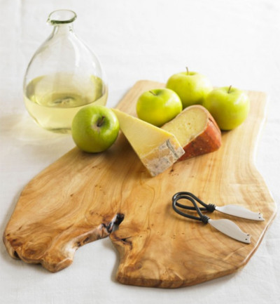 Chic Root Of The Earth Chinese Fir Wooden Cheese Board Set 