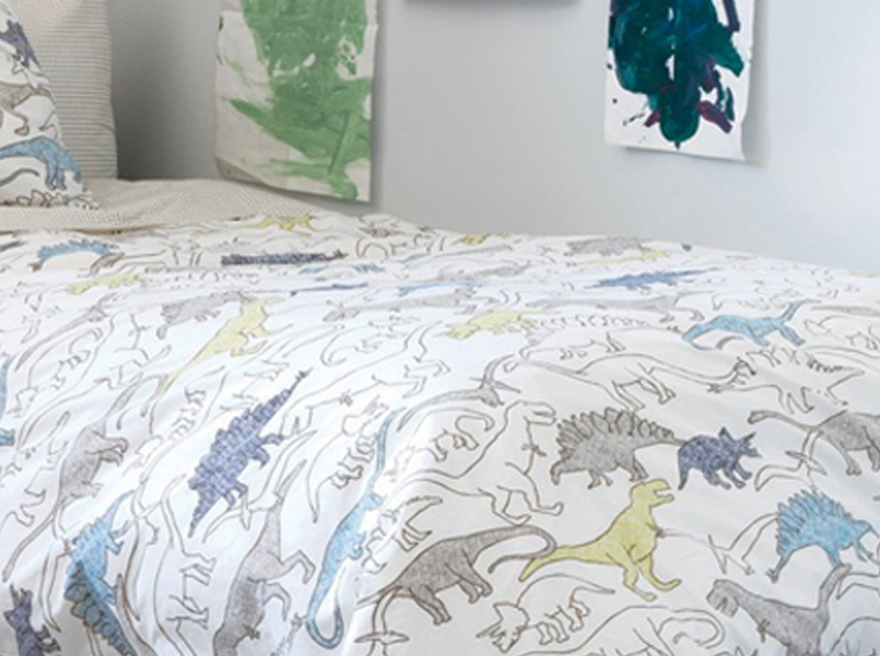 Children's Dinosaur Duvet Bedding For Twin Beds