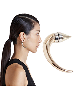 Givenchy Horn Earring With Magnet