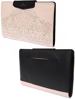 Artessorio Bag Leather Portfolio Envelope Clutch