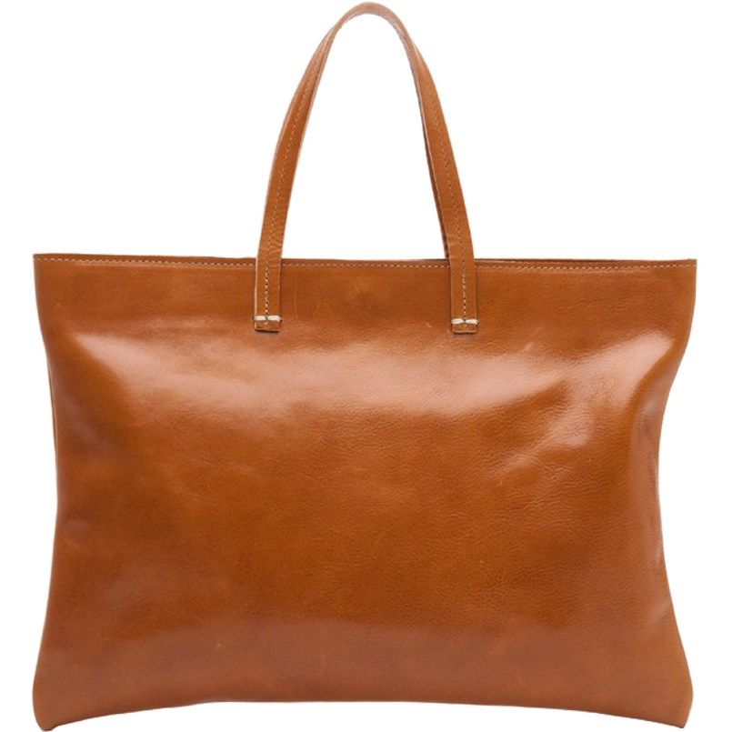 Large Brown Leather Messenger Bag 