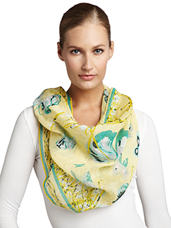 Emilio Pucci Accessories Papilio Butterfly Scarf