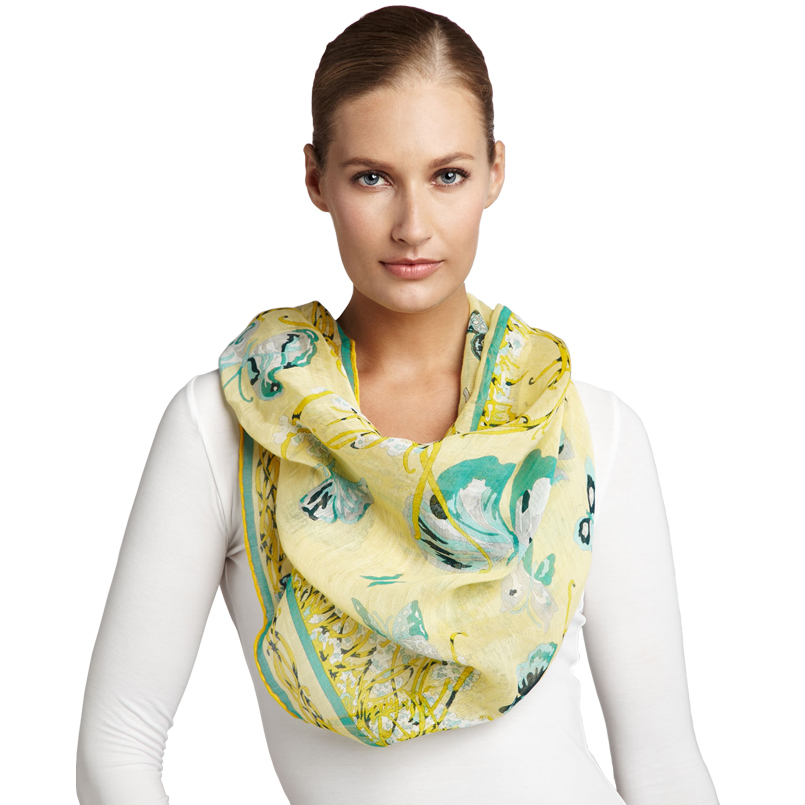 Emilio Pucci Accessories Papilio Butterfly Scarf