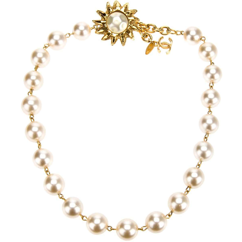  Vintage Coco Chanel Pearl Necklace