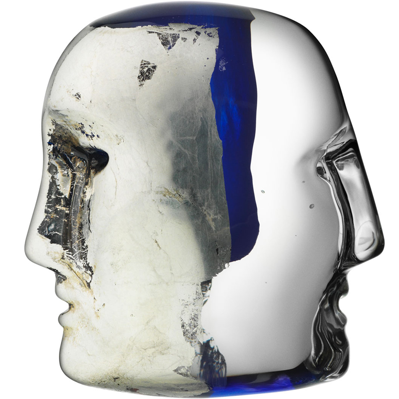 Modern Crystal Gifts Kosta Boda Brains Sculpture