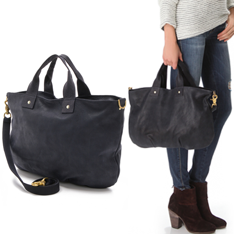 Minimal Clare Vivier Leather Messenger Bag 
