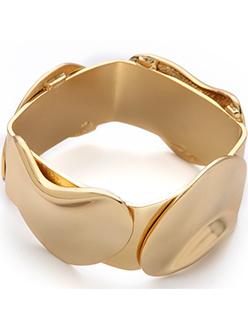 Tuleste Market Vintage Inspired Gold Flower Cuff Bracelet