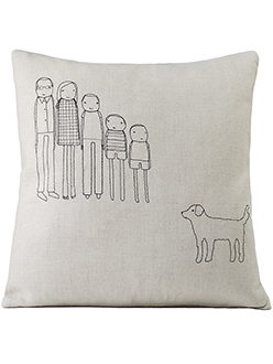 K Studios Unique Handmade Custom Family Pillow