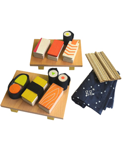 Kids Wooden Sushi Set