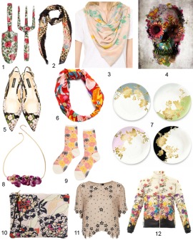 The Hit List - 12 Awesome Flower Pattern Prints