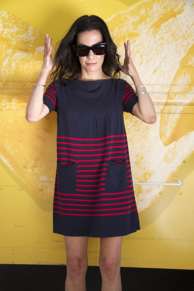 Can You Bottle Eternal Chic? This French Sailor Stripe Dress Tries