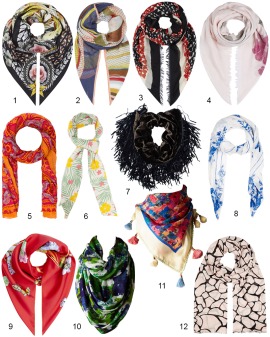 The Hit List - 12 Best Summer Scarves Right Now