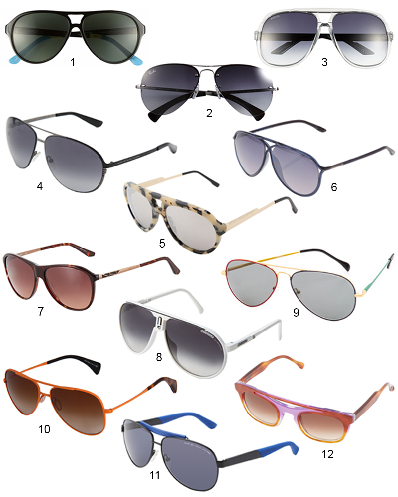 The Hit List - The Hottest 12 Designer Aviator Sunglasses For Women