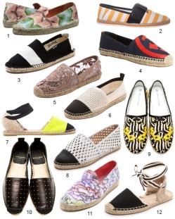 The Hit List - 12 Modern Espadrille Cool Shoes