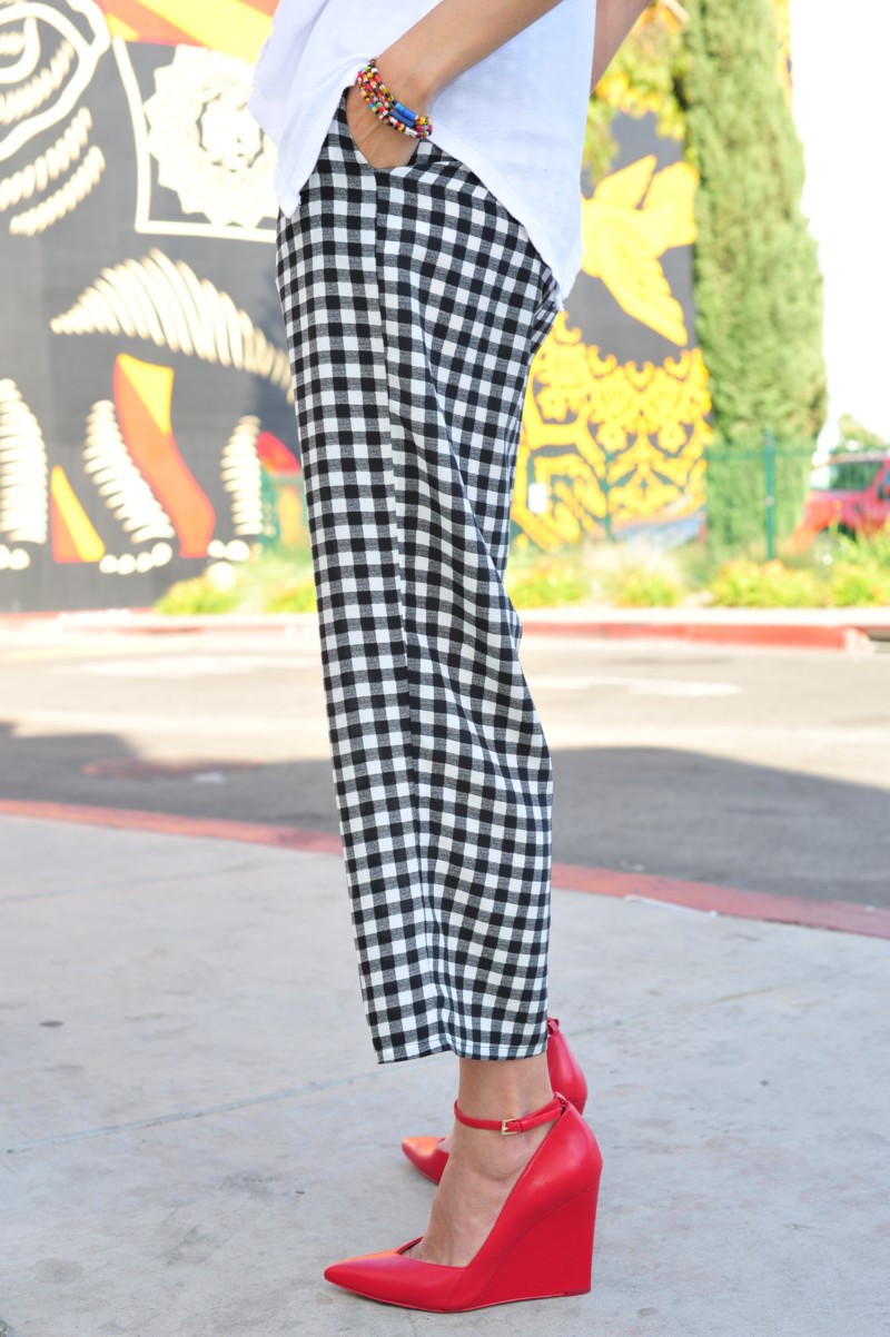 Have You Met The Best Checkered Silk Pants Ever?
