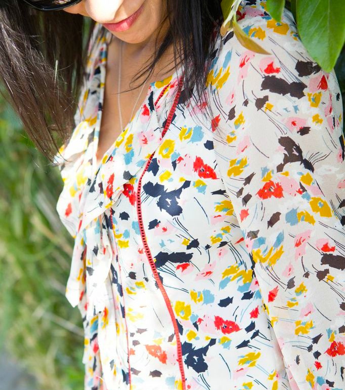 Floral Print Blouse - CuratedCool.com