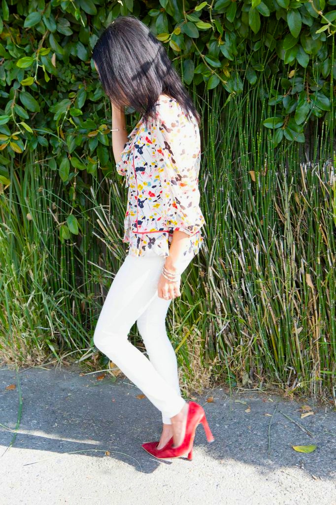 Floral Print Blouse - CuratedCool.com