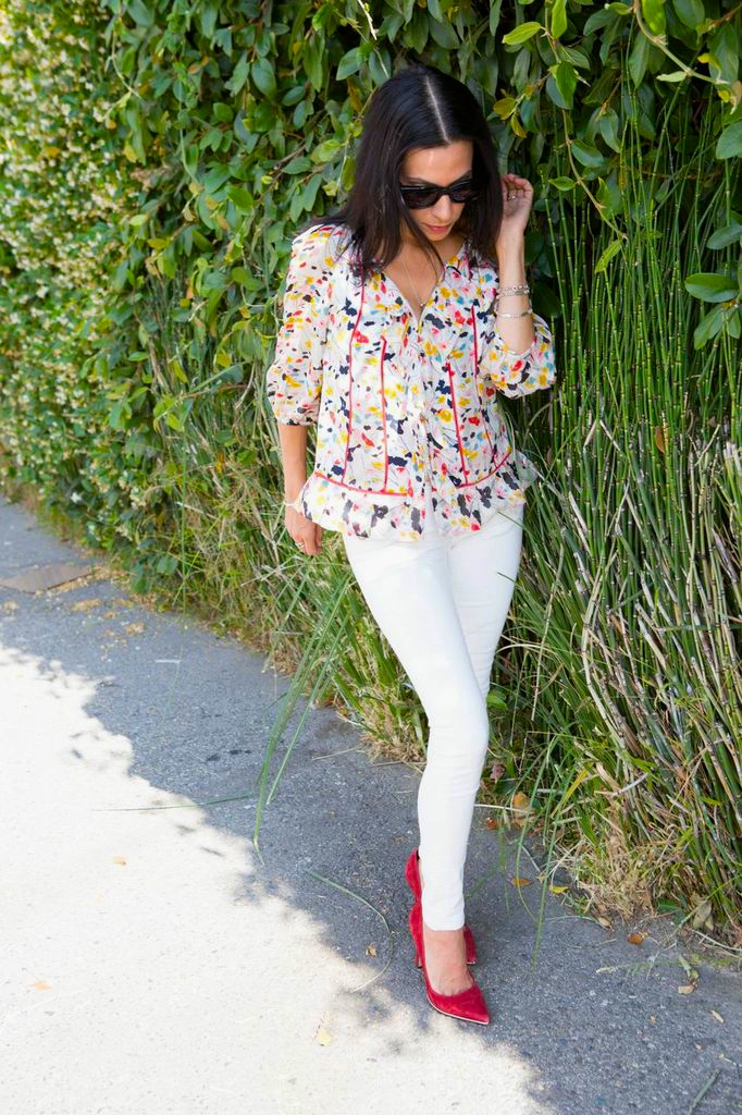 Floral Print Blouse - CuratedCool.com