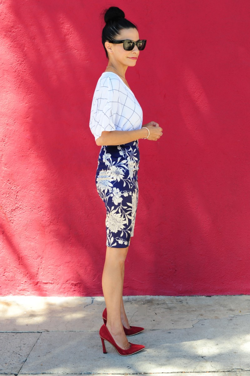 Zara Skirts - Floral Pencil Skirts