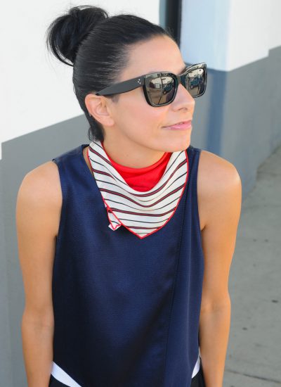 Red White And Blue - Townsen Tank - Jenni Kayne Tuxedo Pants