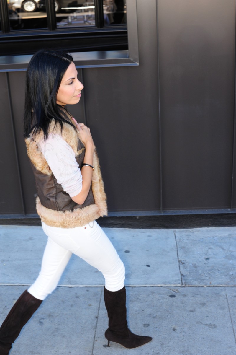 Second Day Of Cool - Janesko Necklace - Parker Sweater - Manolo Blanhik Boots