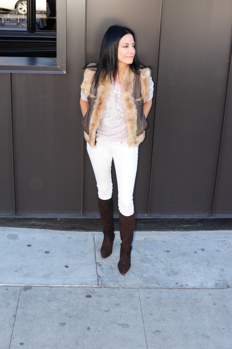 Second Day Of Cool - Janesko Necklace - Parker Sweater - Manolo Blanhik Boots