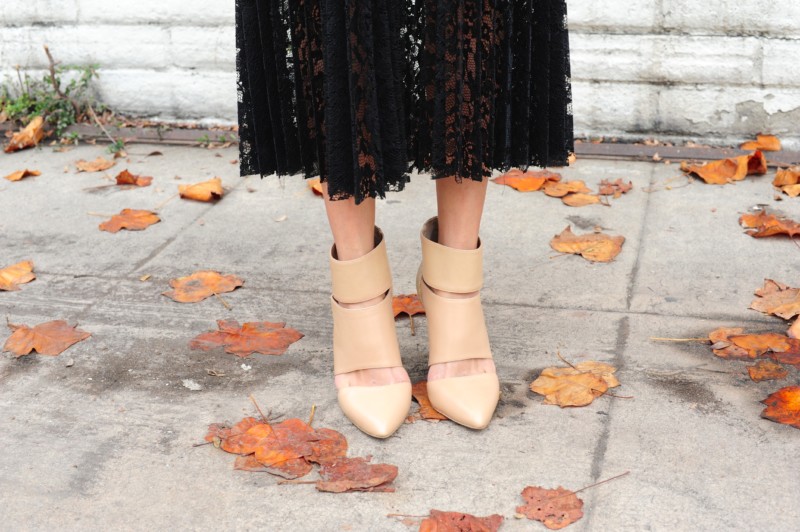 Ninth Day Of Cool - Sole Society Wynn Heels - Sole Society Earrings - Free People Black Lace Skirt