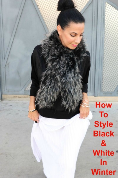 How To Style Black & White In Winter