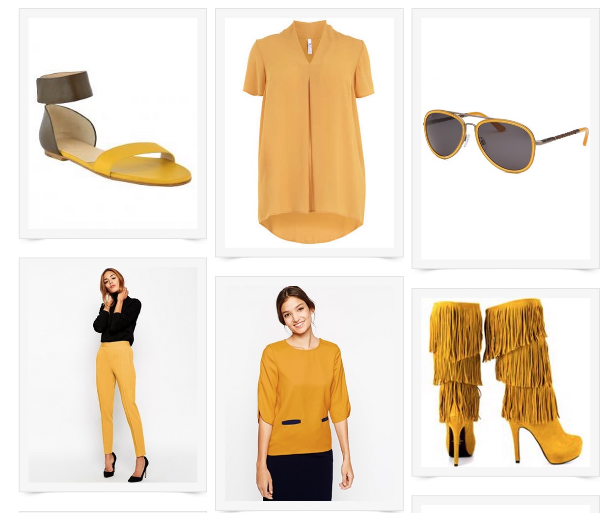 Mustard Yellow Clothes & Accessories