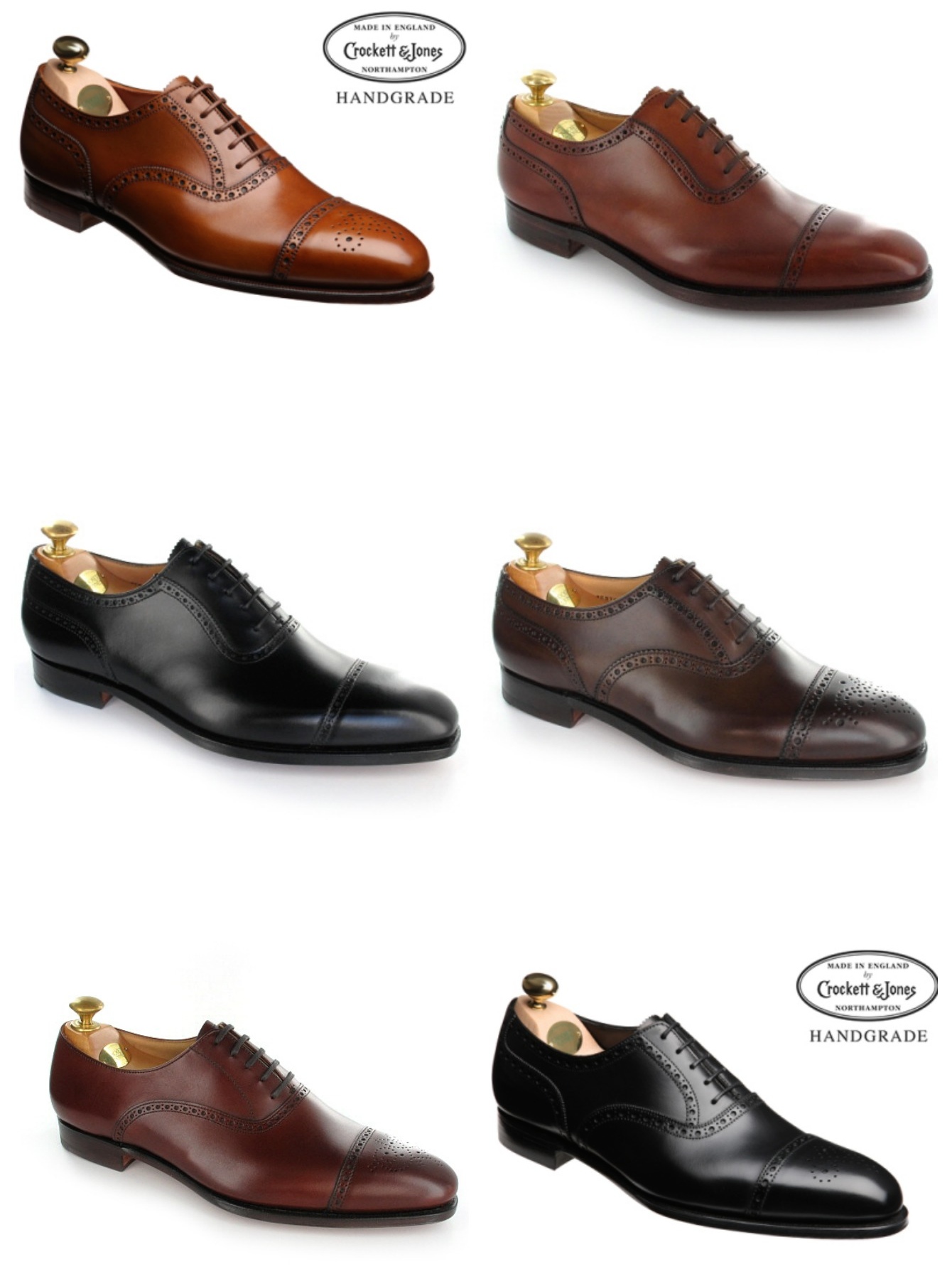 Crockett & Jones Shoes - The Semi Brogue Oxford Done Right