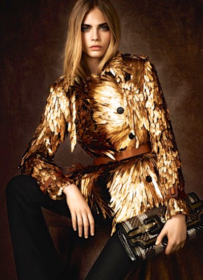 Modern Trench Coat Burberry Gold Feather Coat