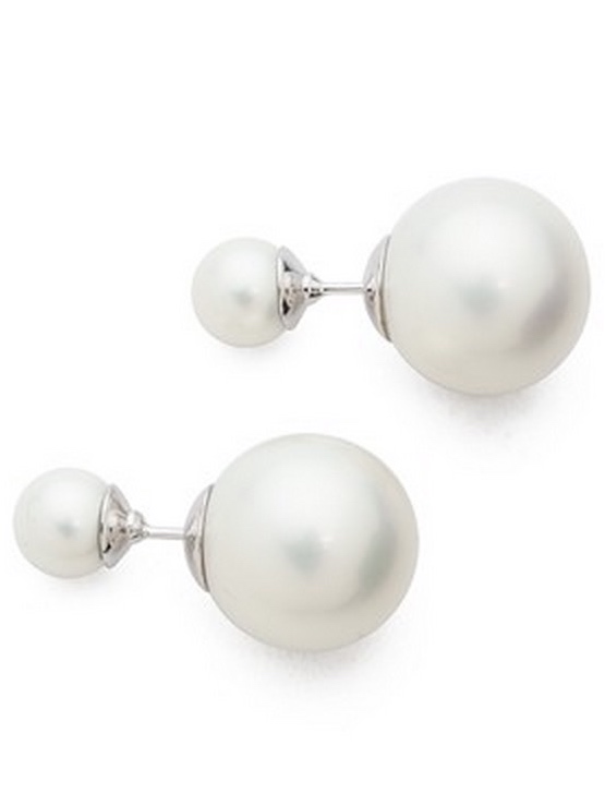 Double Pearl Earring - Jarin K
