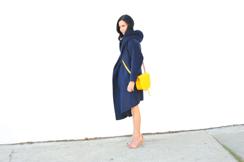 Girl In Blue Venia Collection Coat