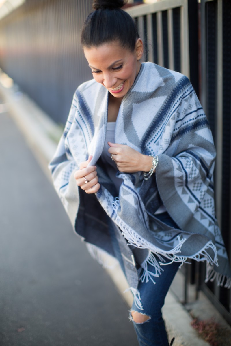 Superdry Cape In Blue