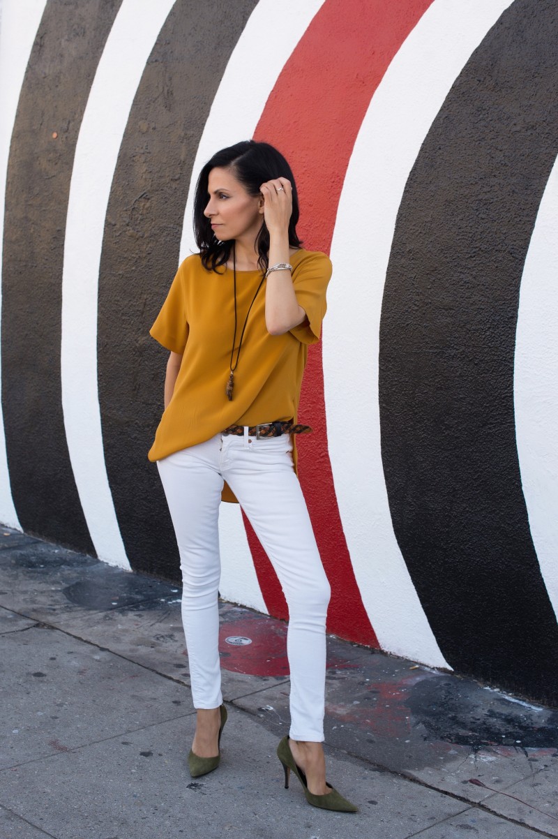 How To Style Mustard Yellow Color Tops 