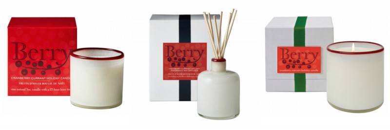 LAFCO Berry Diffuser, candle and votive.